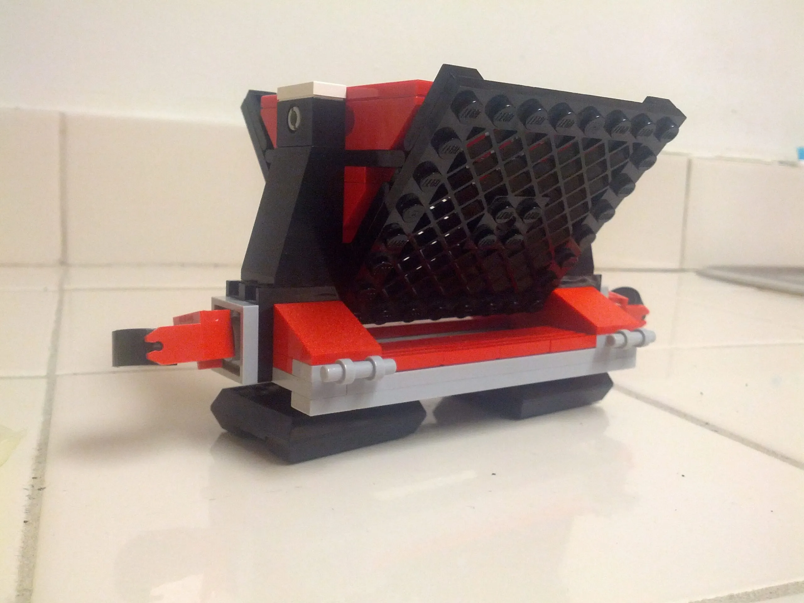 Monorail dump car prototype