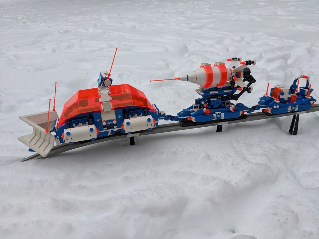 Ice Planet monorail on the track