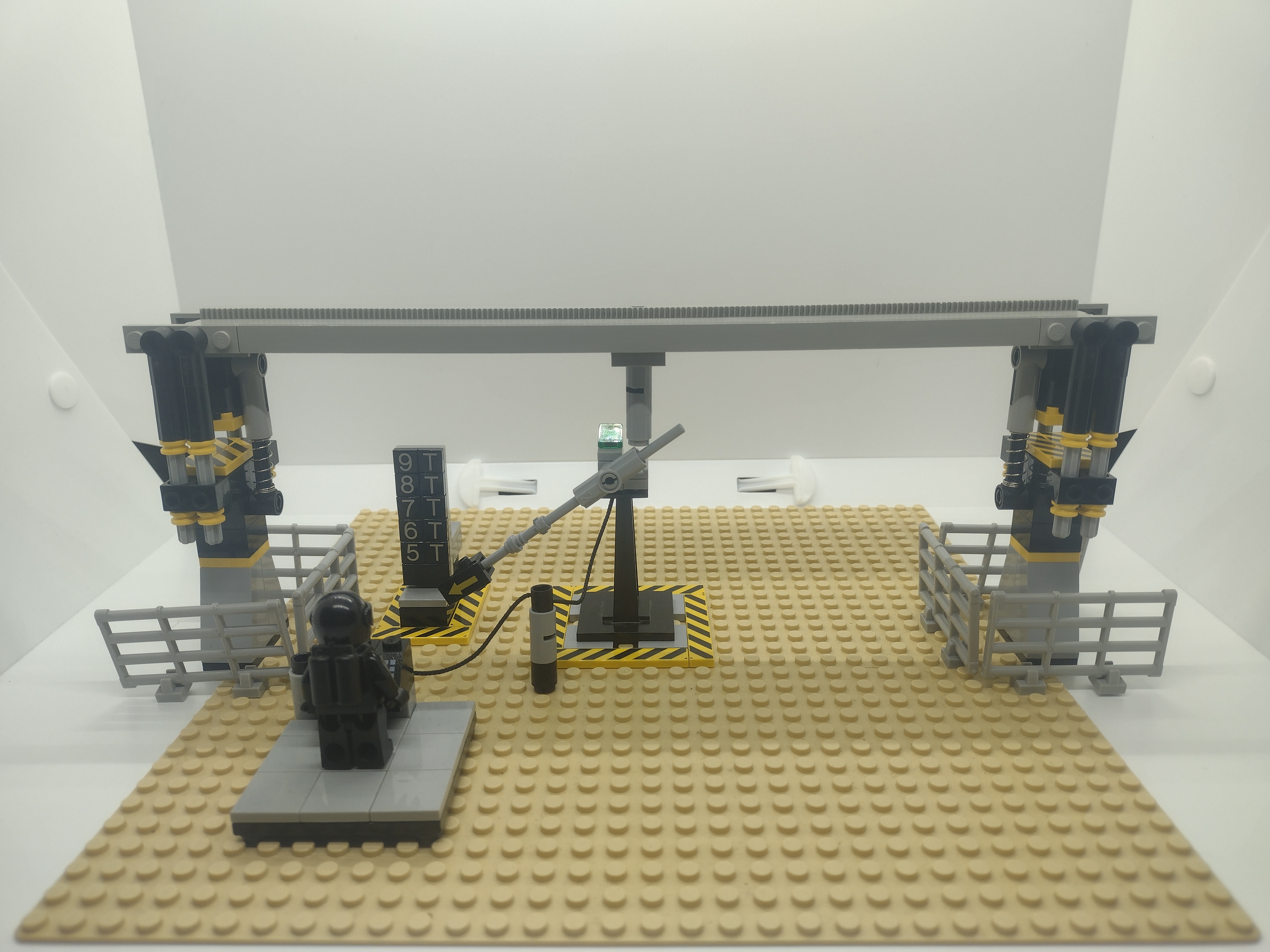 Monorail track scale complete