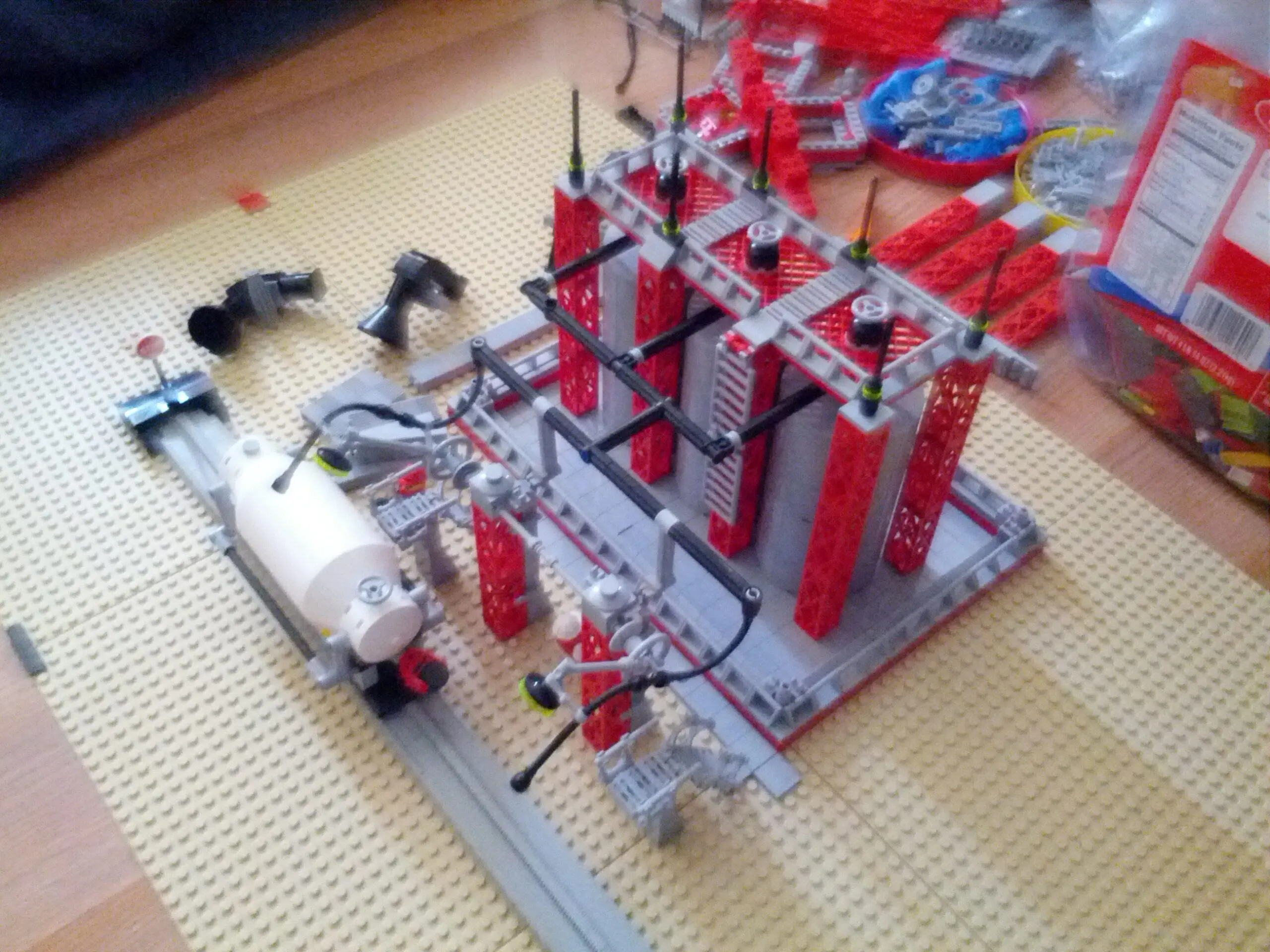 Monorail transloading facility