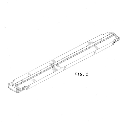 Long straight monorail track